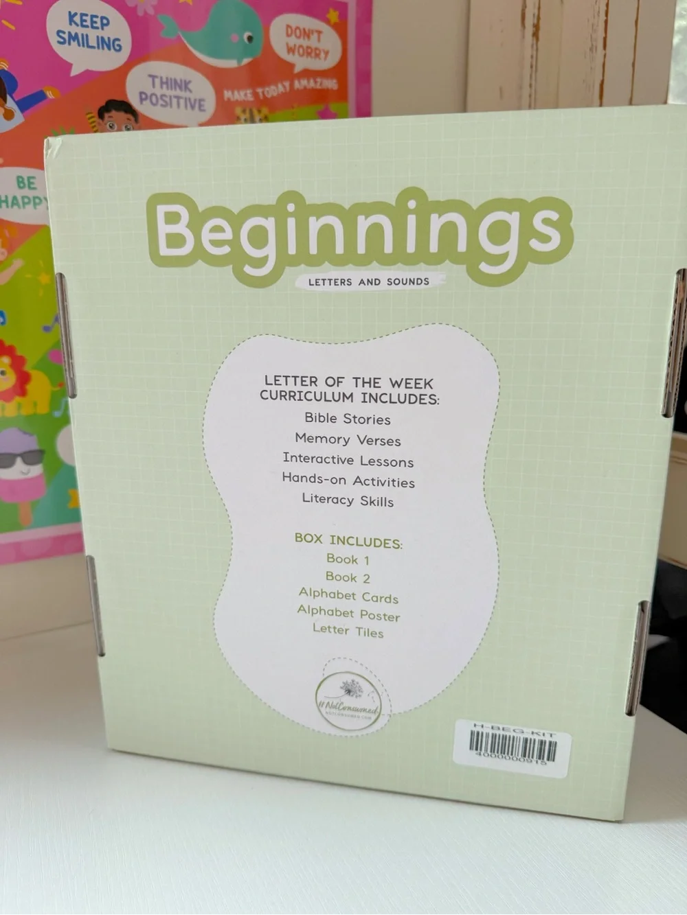 Not Consumed Christian Homeschool Beginnings Reading Curriculum Kit Box Like New